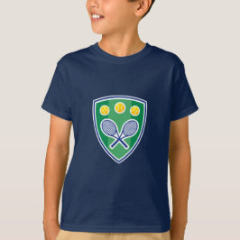 Barn tennis T shirt with coola emblem