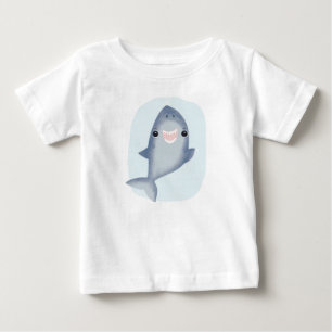Barn till baby Shark-pojken Ocean Temed room T Shirt