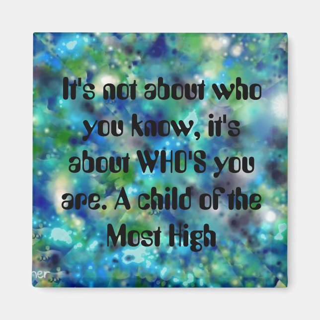 Barn till den mest inspirerande, kristna konsten magnet (Framsidan)