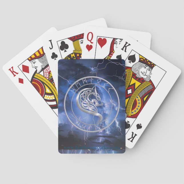 Barn till Fenrir-kort Casinokort (Baksidan)