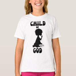Barn till Gud Bible Quote Girl T Shirt