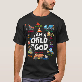 Barn till Gud Bygge Fordon Christian A T Shirt