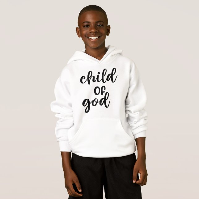 Barn till Gud Kids' Pullover T Shirt (Hel framsida)