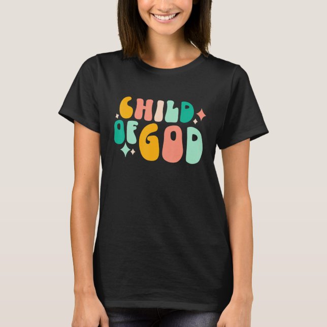 Barn till guds kristna Religiösa Bible Verse Faith T Shirt (Framsida)