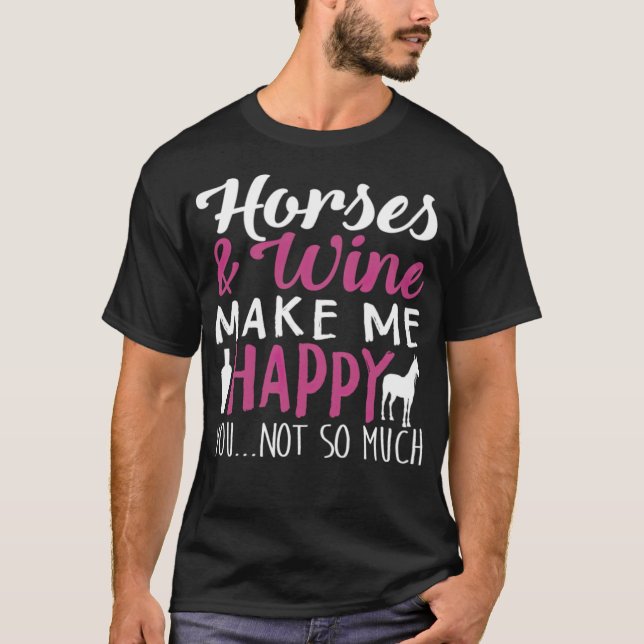 Barn till häst och tävla t shirt (Framsida)