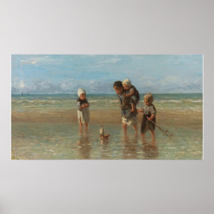 Barn till havet, Jozef Israels Poster