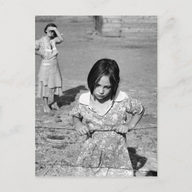 Barn till Underbar depression Vykort (Framsida)