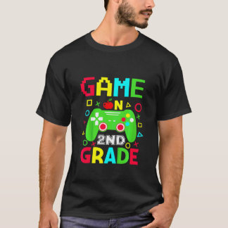 Barn Tillbaka Till Skolan Spel På Andra Klassens S T Shirt