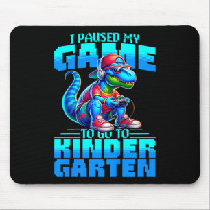 Barn Tillbaka Till Skolan T-rex Jag Pausade Mitt S Musmatta