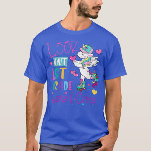 Barn tittar ut 1:a Klass Klass här i Kom Unicorn T Shirt