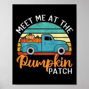 Barn träffade mig på Pumpkin Patch Småbarn Youth T Poster