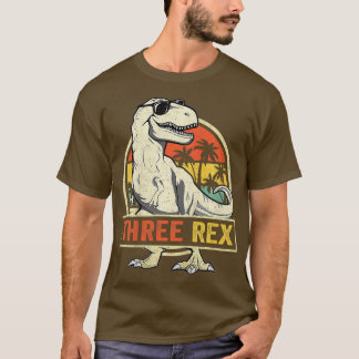 Barn tre Rex 3: e födelsedagshytten tredje doserin T Shirt