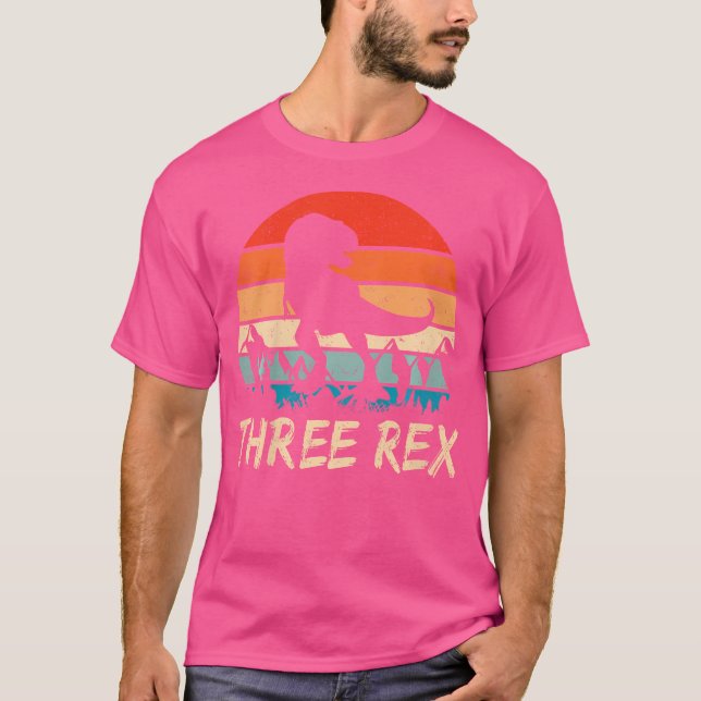 Barn tre Rex 3Rd Birthday Shirt Tredje doktor 3 T (Framsida)