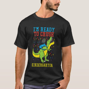 Barn Trex Jag är redo att krossa förskoleklass för T Shirt