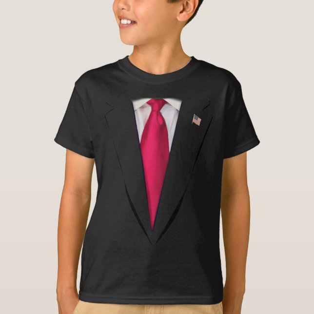 Barn Trump Halloween Costume T Shirt (Framsida)