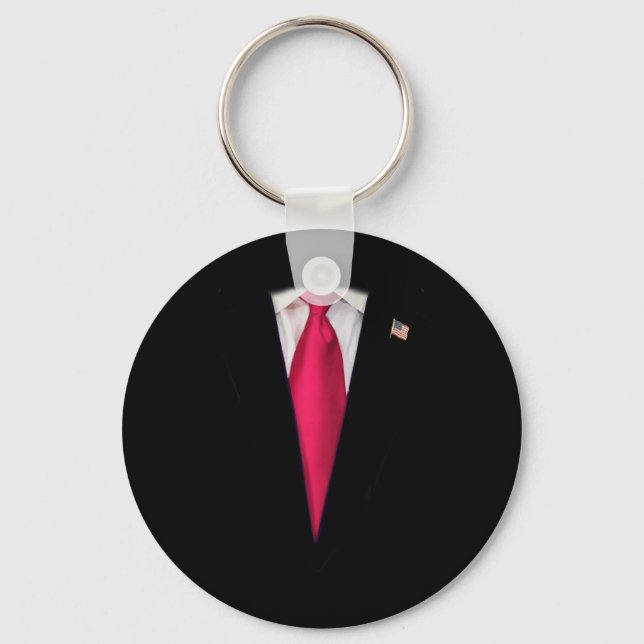 Barn Trump Halloween-kostym  Nyckelring (Framsida)