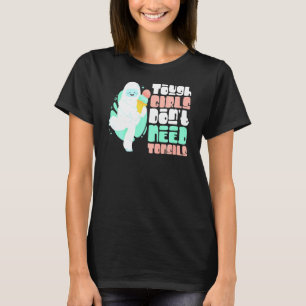 Barn Tuff Girls behöver inte Tonsils Yeti Recovery T Shirt