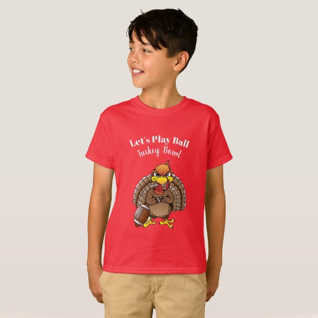 Barn Turkey Bowl Shirt T (Hel framsida)