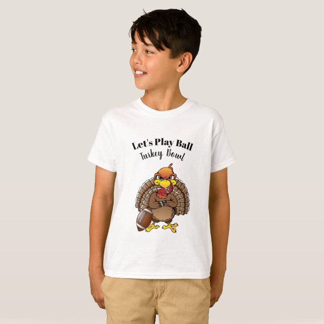 Barn Turkey Bowl Shirt T (Hel framsida)