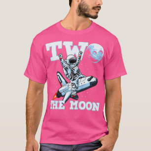 Barn två - andra födelsedagen i Måne Småbarn i två T Shirt