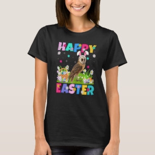 Barn Uggla Bird Glad påsk Bunny Barn Uggla Påsk S T Shirt