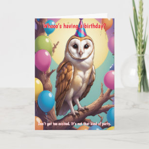 Barn Uggla Birthday Önskemål: Wise, Witty och Hila Kort