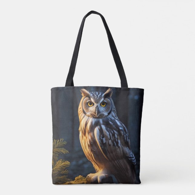 Barn Uggla Colorful Tygkasse (Baksida)