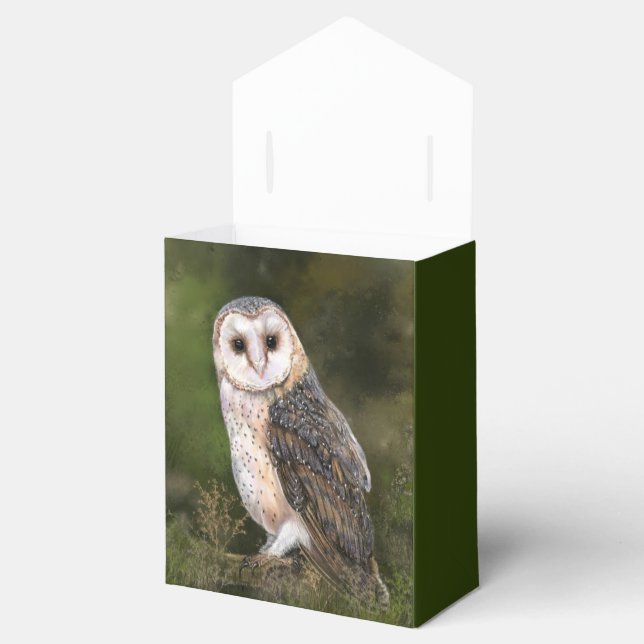 Barn Uggla Favor Boxes Presentaskar (Öppnad)