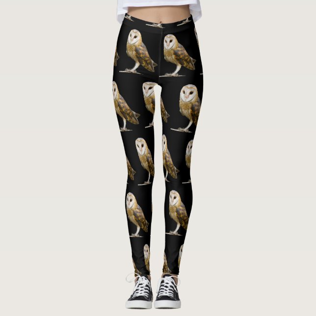 Barn Uggla Leggings (Framsida)