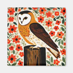Barn Uggla Magnet