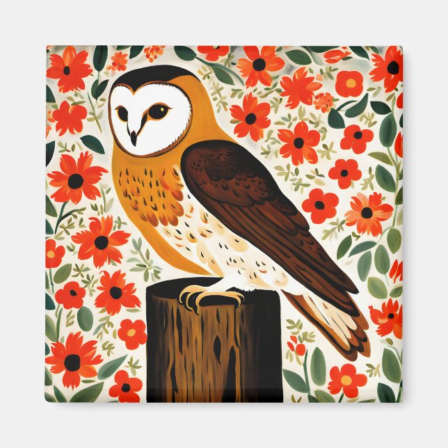 Barn Uggla Magnet (Framsidan)
