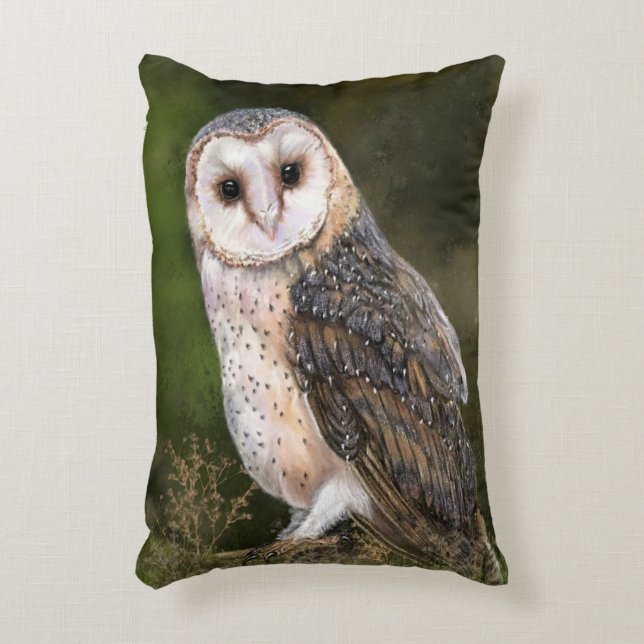 Barn Uggla Pillow Prydnadskudde (Framsidan(Vertikal))