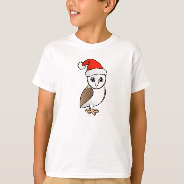 Barn Uggla Santa Tee (Framsida)
