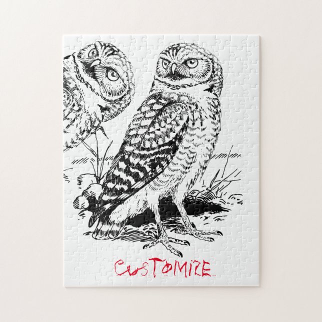 Barn Uggla Thunder_Cove Pussel (Vertikal)