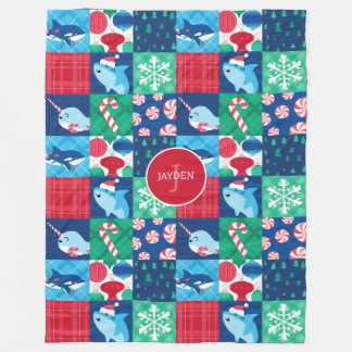 Barn under havets julklapp fleecefilt