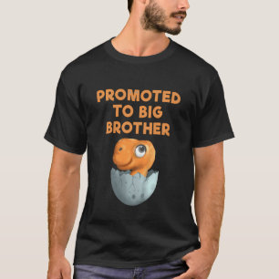 Barn Uppflyttade Till Storebror Söta Barn Dinosaur T Shirt