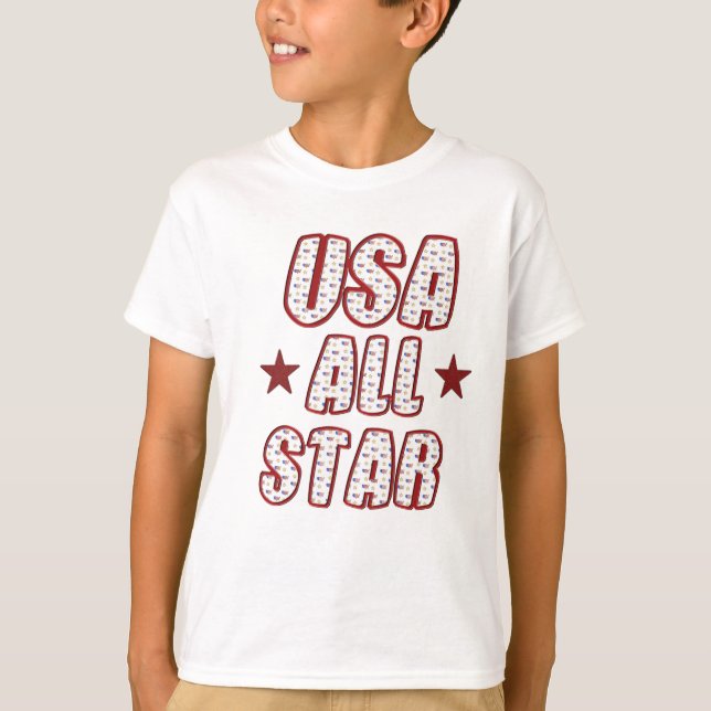 BARN USA ALL-STAR T-SHIRT (Framsida)
