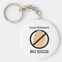 Barn utan Personlig för att varna om äggallergi Nyckelring