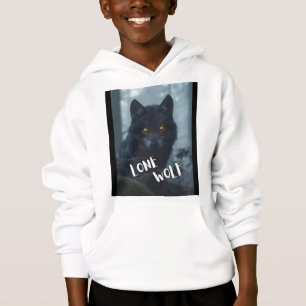Barn (utformning av ensam varg) t shirt