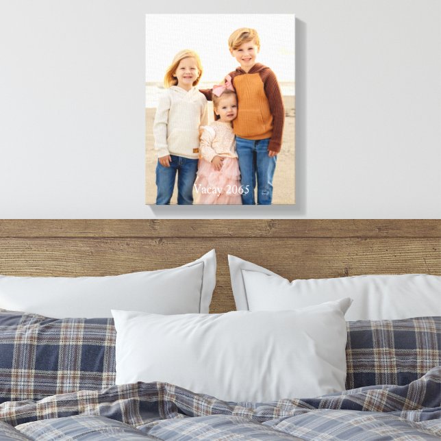 Barn - vaccinationsfoto canvastryck (Insitu (sovrum))