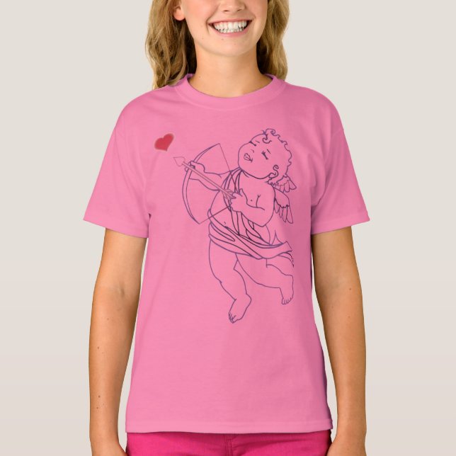 Barn Valentine Shirts Classic Valentines T-Shirt (Framsida)