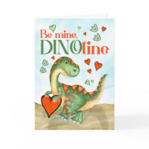 Barn Valentine T-Rex Dinosaur ska vara dinosautin 
