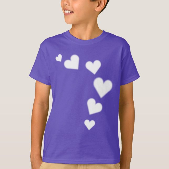 Barn Valentines Shirt Organic Valentine T-shirt (Framsida)
