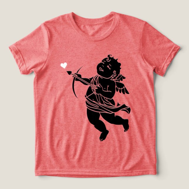 Barn Valentines T-Shirt Cupid Kärlek Shirt-Anpassn (Design Framsida)