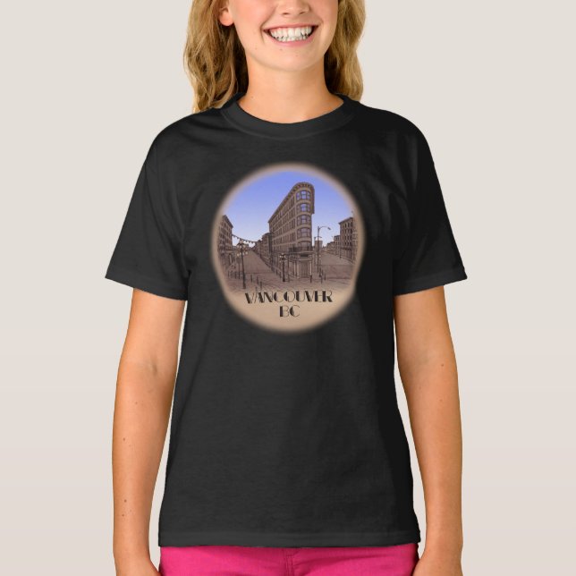 Barn Vancouver Souvenir T-shirt Organic Tee Shirt (Framsida)