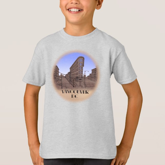 Barn Vancouver Souvenir T-shirt Organic Tee Shirt (Framsida)