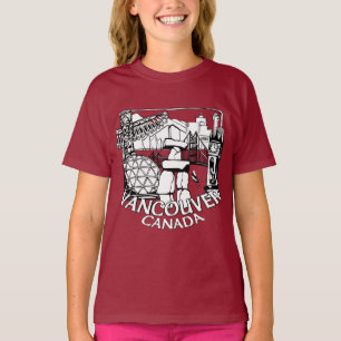 Barn Vancouver souvenir T-shirt Vancouver skjorta