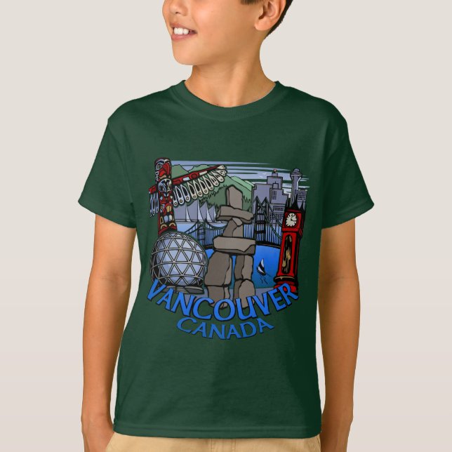Barn Vancouver T-shirt Organic Vancouver Shirt (Framsida)