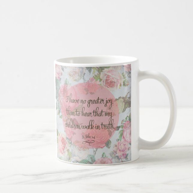 Barn vandrar i sanningen kaffemugg (Höger)