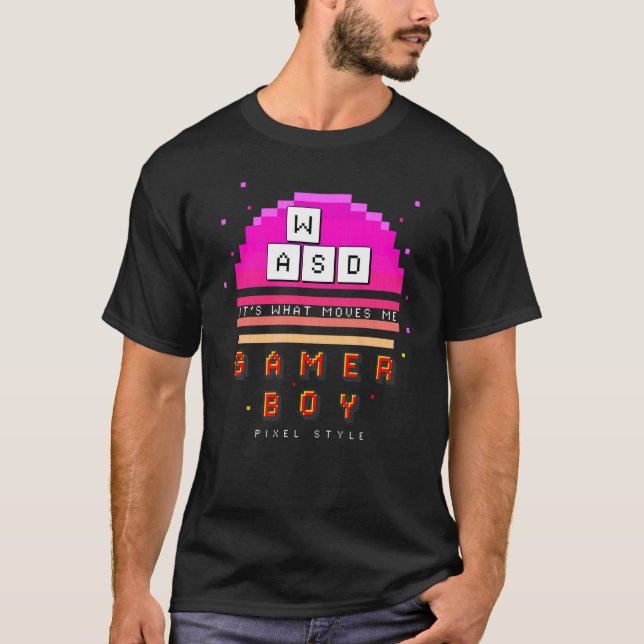 Barn var det som gör mig till datorvideospel t shirt (Framsida)